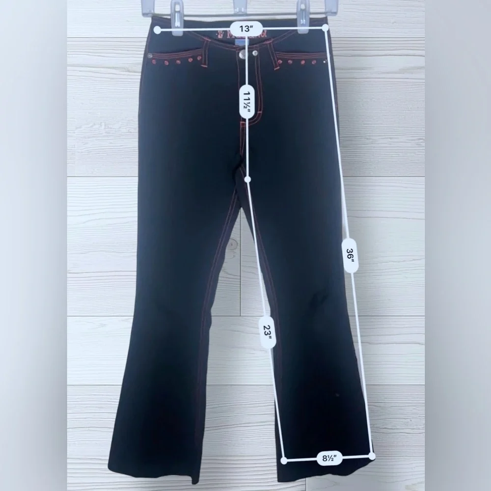 MUDD Women’s Y2K Fit & Flare Jegging Pants